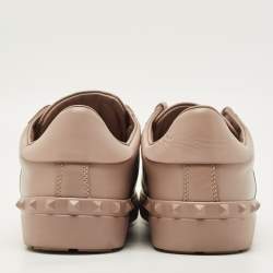 Pre Owned حذاء رياضي فالنتينو جلد مونتن فيو و أبيض مقاس 44