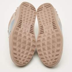 Pre Owned حذاء رياضي فالنتينو جلد مونتن فيو و أبيض مقاس 44