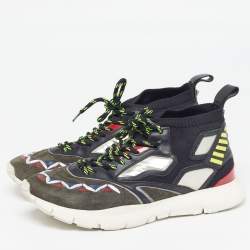 مملوكة مسبقًا حذاء رياضي فالنتينو هيروز ريفلكس شبكي ومتعدد الألوان بمقاس 44 اربط رباط
