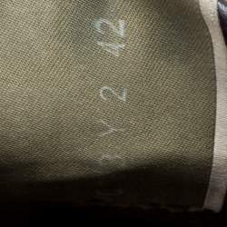 Pre Owned Valentino Multicolor Camouflage Printed Canvas And Leather Rockrunner Sneakers Size 42