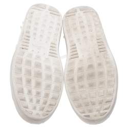 Valentino Two Tone Leather Open Sneakers Size 40