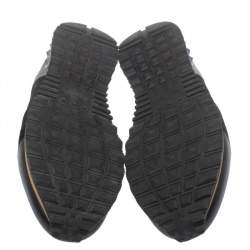 Pre Owned Valentino Multicolor Mesh and Leather Rockrunner Sneakers Size 43