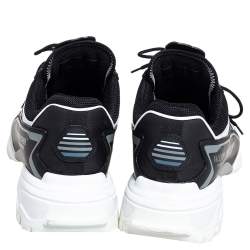 Valentino x Undercover Black Leather and Fabric Climber Sneakers Size 44