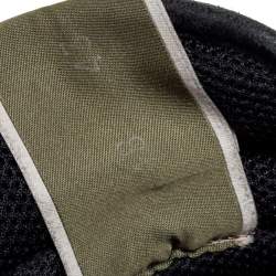 Valentino Black Leather and Suede Rockrunner Sneakers Size 43
