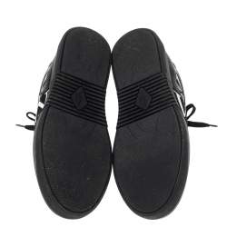 مملوكة مسبقًا Valentino Black Leather VL7N Low-Top Sneakers Size 44.5