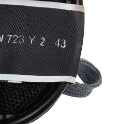 Pre Owned Valentino Multicolor Leather And Suede Rockrunner Camouflage Lace Up Sneakers Size 43