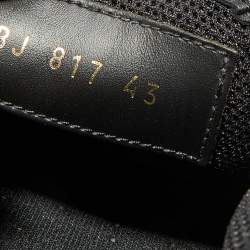 Valentino Black Leather Rockstud Slip On Sneakers Size 43