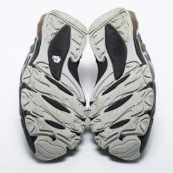 Pre Owned Valentino Black Leather Bounce Sneakers Size 42 