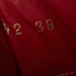 Pre Owned Valentino White Leather Low Top Sneakers Size 39