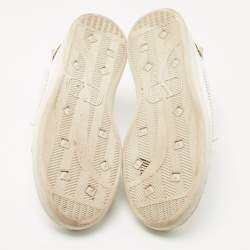 Valentino White Leather Backnet Sneakers Size 42 