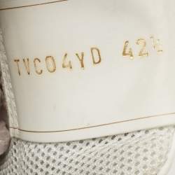 Pre Owned Valentino White Leather Becknet Sneakers Size 42.5 