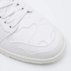 Pre Owned Valentino White Leather Atelier High Top Sneakers Size 44