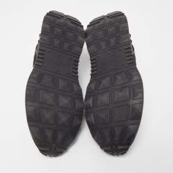 Valentino Black Lace And Mesh Lacerunner Sneakers Size 42.5