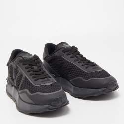 Valentino Black Lace And Mesh Lacerunner Sneakers Size 42.5