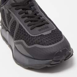Valentino Black Lace And Mesh Lacerunner Sneakers Size 42.5