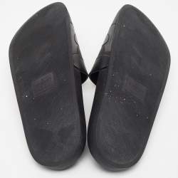Valentino Two Tone Camouflage Print Rubber Slides Size 42