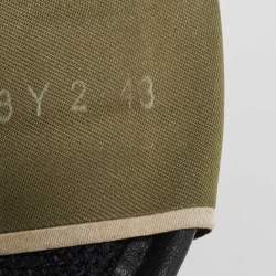 Pre Owned Valentino Black Leather and Suede Rockrunner Sneakers Size 43