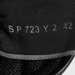Valentino Black Suede and Canvas Rockrunner Low Top Sneakers Size 42