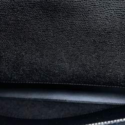 Pre Owned حقيبة فاليترا فاليترا لينة كبيرة من اللباد والجلد الأسود