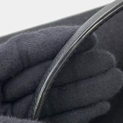 Pre Owned حقيبة فاليترا فاليترا لينة كبيرة من اللباد والجلد الأسود