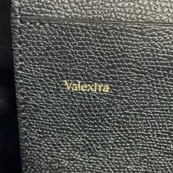 Pre Owned حقيبة فاليترا فاليترا لينة كبيرة من اللباد والجلد الأسود