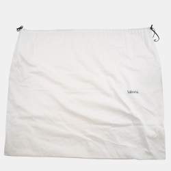 Pre Owned حقيبة فاليترا فاليترا لينة كبيرة من اللباد والجلد الأسود