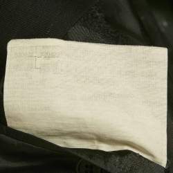 Pre Owned Versace Black Pinstriped Wool Classic CV2 Suit EX