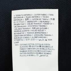 Pre Owned Versace Collection Navy Blue Cotton Pique Polo T-Shirt XL