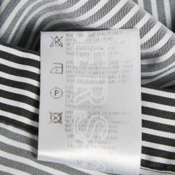 Versace Collection Black Striped Cotton City Shirt L