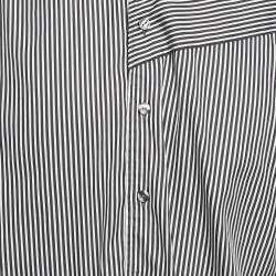 Versace Collection Black Striped Cotton City Shirt L