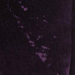 Pre Owned Versace Collection Purple Velvet Single Breasted Blazer M