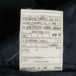 Pre Owned Versace Collection Purple Velvet Single Breasted Blazer M