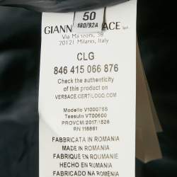 مملوكة مسبقًا بليزر فيرساتشي كولكشن صوف أزرق بمقاس كبير عادي