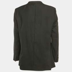 مملوكة مسبقًا Versace Collection Black Wool Blazer 5XL