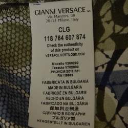 Pre Owned Versace Collection City Multicolour Printed Silk Button Up Shirt XL