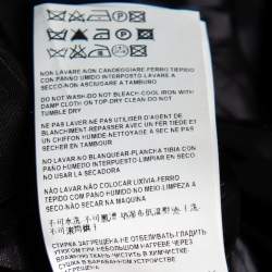 Pre Owned Versace Collection Grey Striped Cotton Single Breasted Blazer L