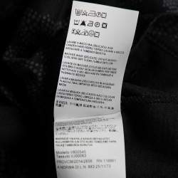 Versace Collection Midnight Blue Printed Cotton Long Sleeve T-Shirt M