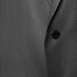 Versace Collection Grey Wool Single Breasted Suit 4XL