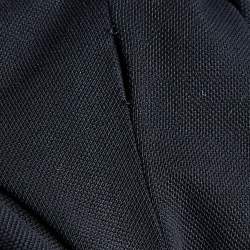 Pre Owned Versace Collection Black Cotton Knit Polo T-Shirt L