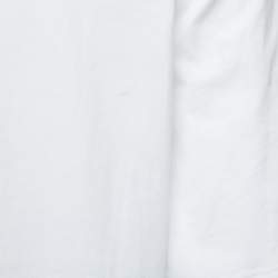 Pre Owned Versace Collection White Twirl Print Cotton Crew Neck T-Shirt XXL