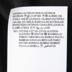 Pre Owned Versace Collection Black Baroque Moroccan Print Cotton Crew Neck T-Shirt XXL