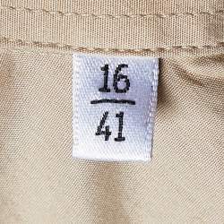 Pre Owned Versace Collection Beige Stretch Cotton Trend Fit Shirt L