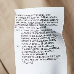 Pre Owned Versace Collection Beige Stretch Cotton Trend Fit Shirt L