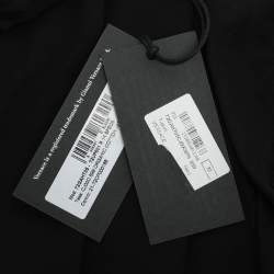 Pre Owned Versace Jeans Couture Black Jersey Printed T-Shirt M