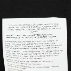 Pre Owned Versace Jeans Couture Black Jersey Printed T-Shirt M