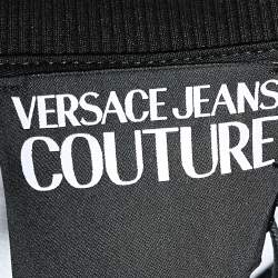 Pre Owned Versace Jeans Couture Black Regalia Printed Cotton Knit Sweatshirt 3XL