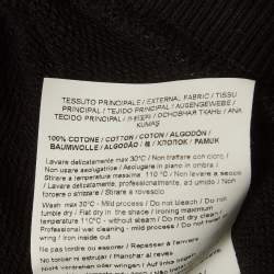 Pre Owned Versace Jeans Couture Black Graphic Print Cotton Medallion Sweatshirt L