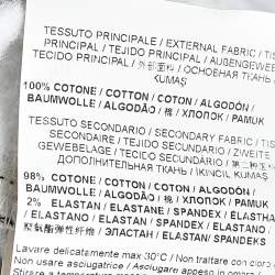 Pre Owned Versace Jeans Couture Black Baroque-Print Zipped Hoodie Jacket Size M