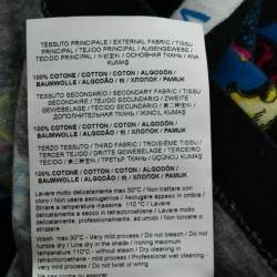 Pre Owned Versace Jeans Couture Bright Blue Baroque Print Cotton T-Shirt XXL