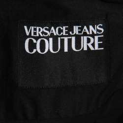 Pre Owned Versace Jeans Couture Black Cotton Button Front Shirt XL